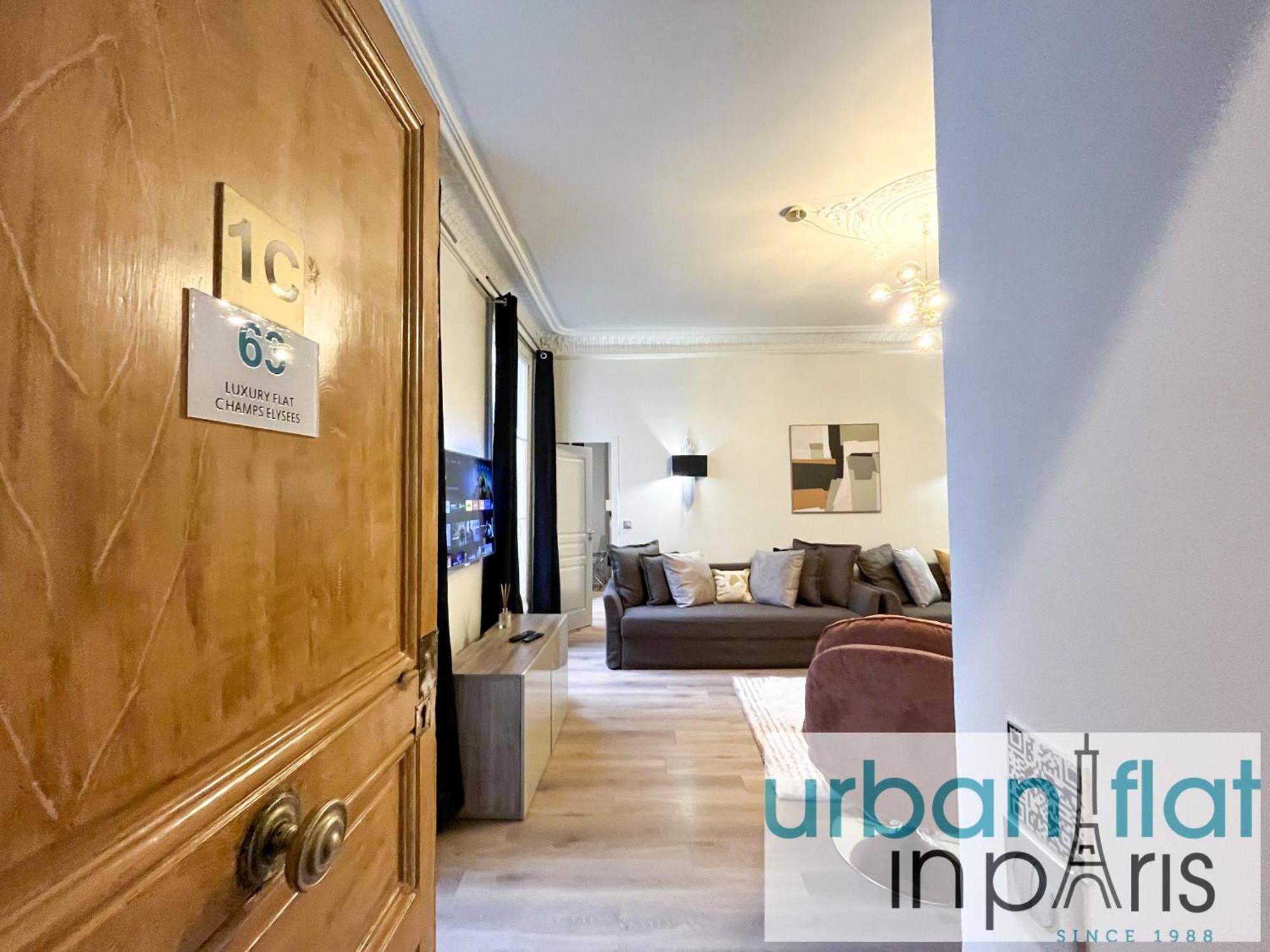 Urban Flat 63 - Beautiful 3 Bedroom Flat Champs-Elysees Paris Exterior photo